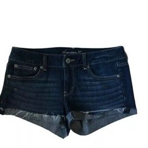 American Eagle Denim Mini Short Stretch Women Size 6